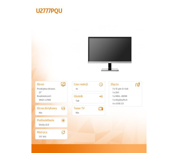 AOC U2777PQU 4K - 378694 - zdjęcie 5